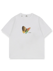 MSNカラー蝶プリントTシャツ