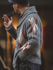 Navaja ショールカラー セーター