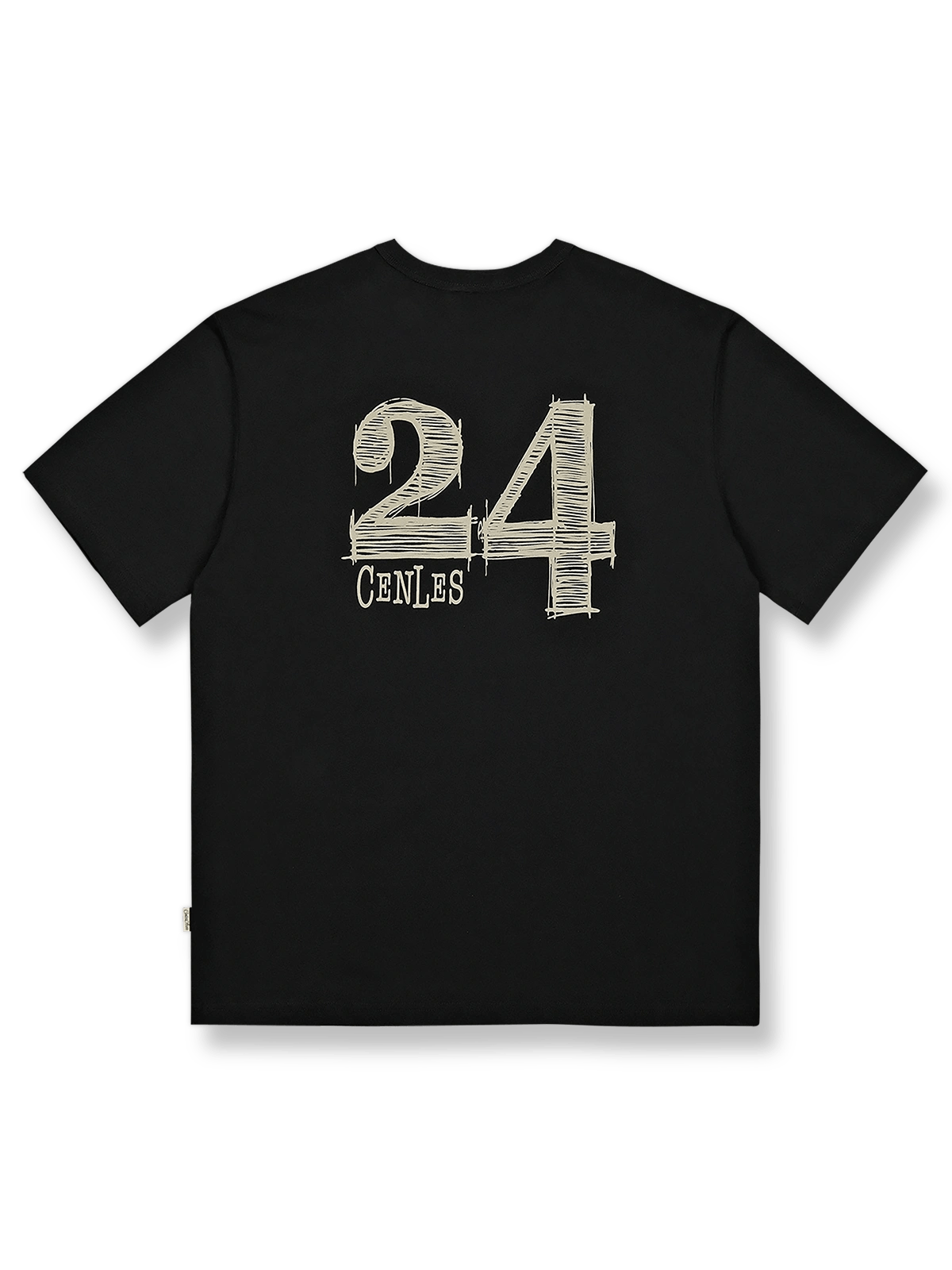 "No.24"レトロスポーツ半袖Tシャツの正面全体図、5色を展示