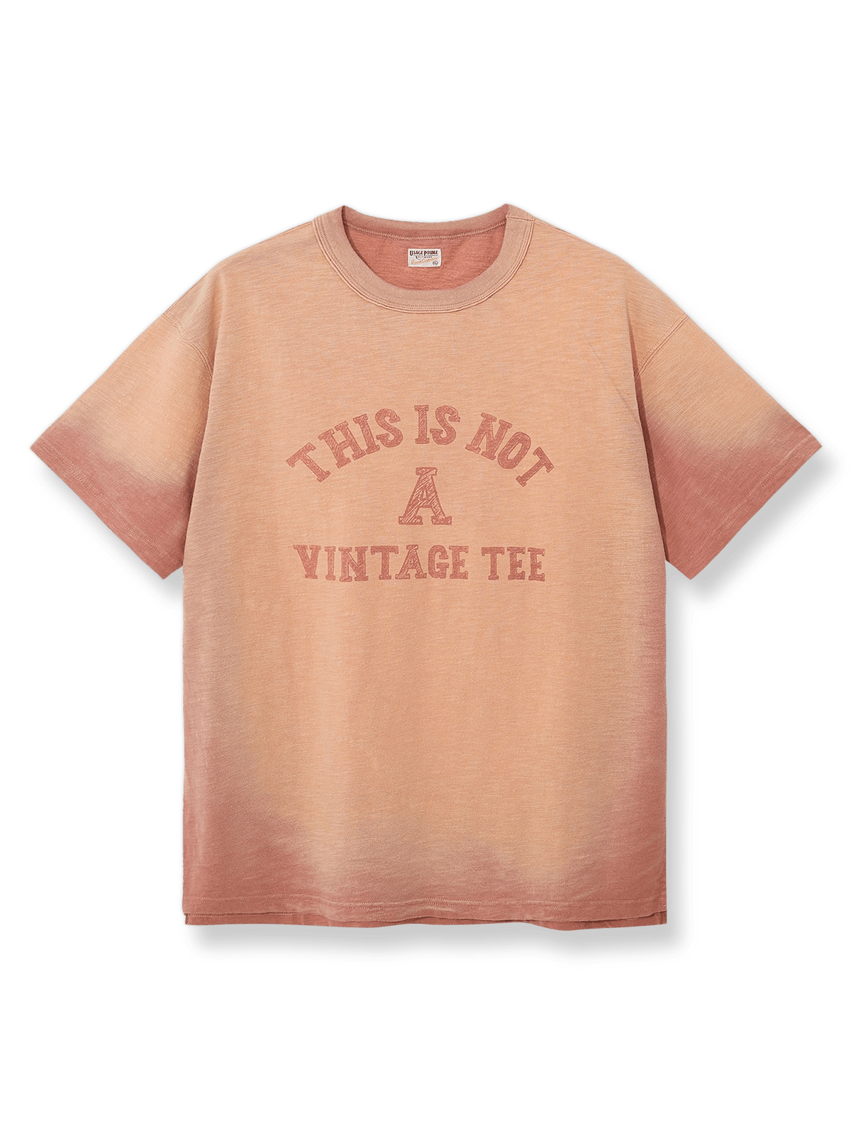 NOT Vintage Tee ヴィンテージ加工質感Tシャツ正面図