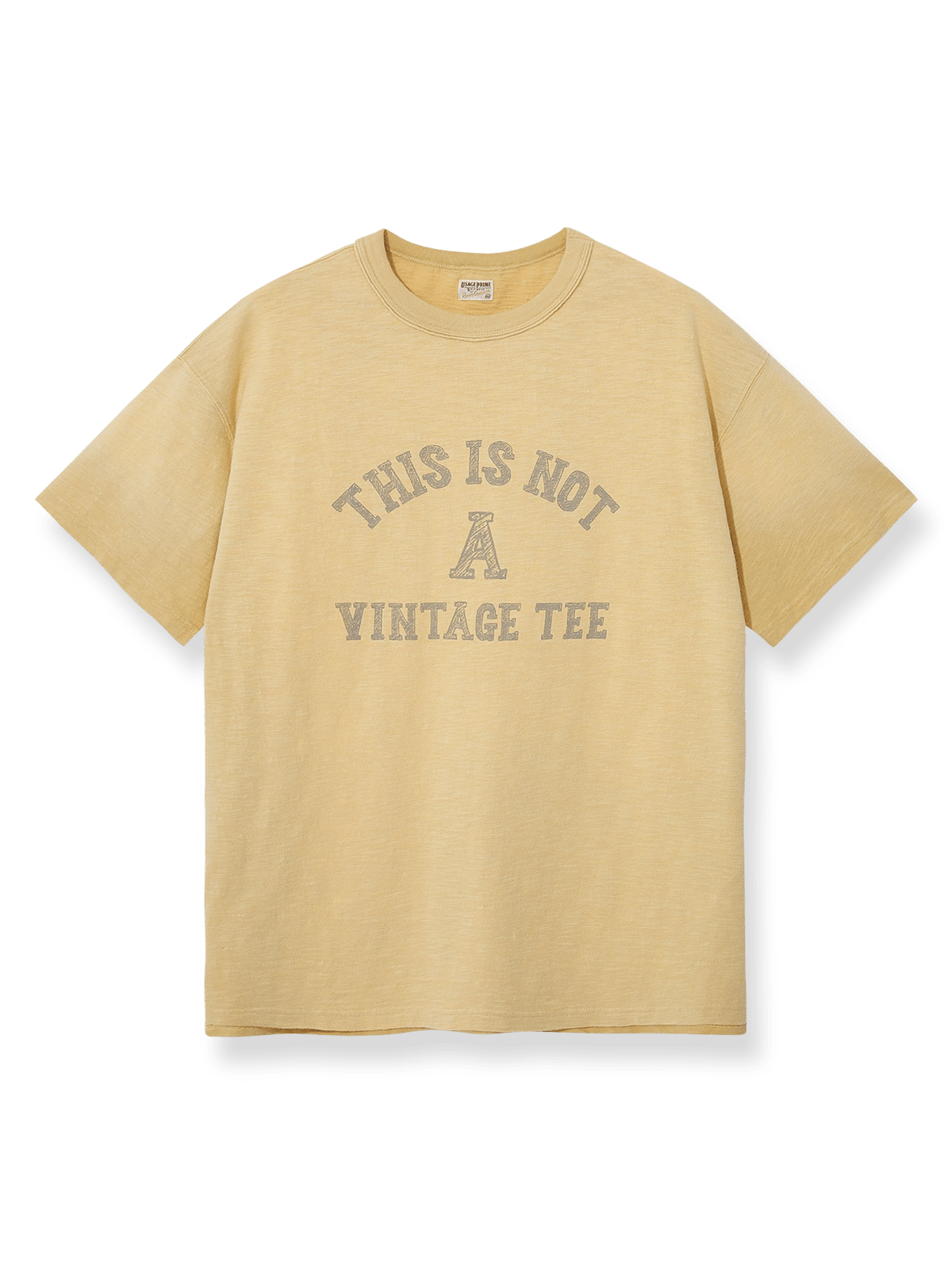NOT Vintage Tee ヴィンテージ加工質感Tシャツ正面図