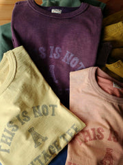 NOT Vintage Tee ヴィンテージ加工質感Tシャツのプリントディテール