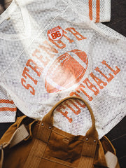 オリーブグリッド メッシュフットボールTEE