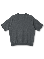 290gロングステープルコットンスラブループバック ラグランスリーブTシャツ