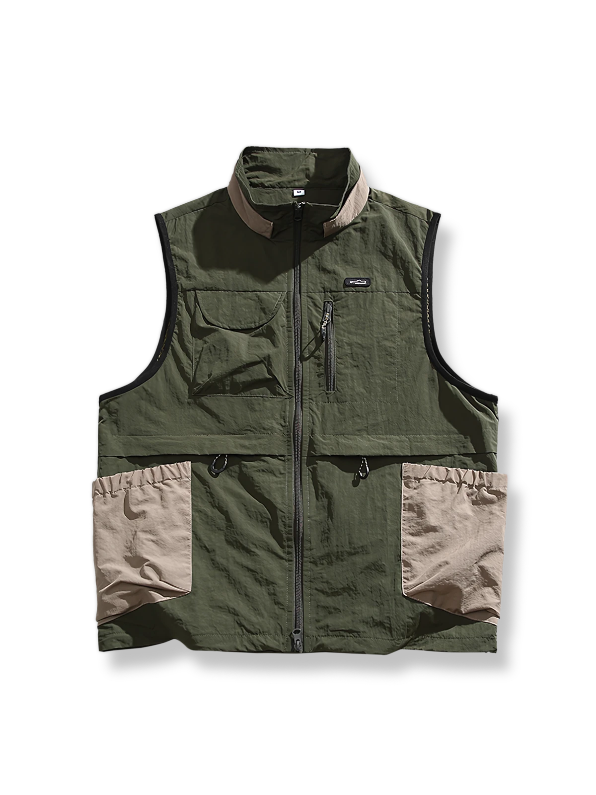 高密度タスロン素材と多機能ポケットを備えたアウトドアフィッシングベスト