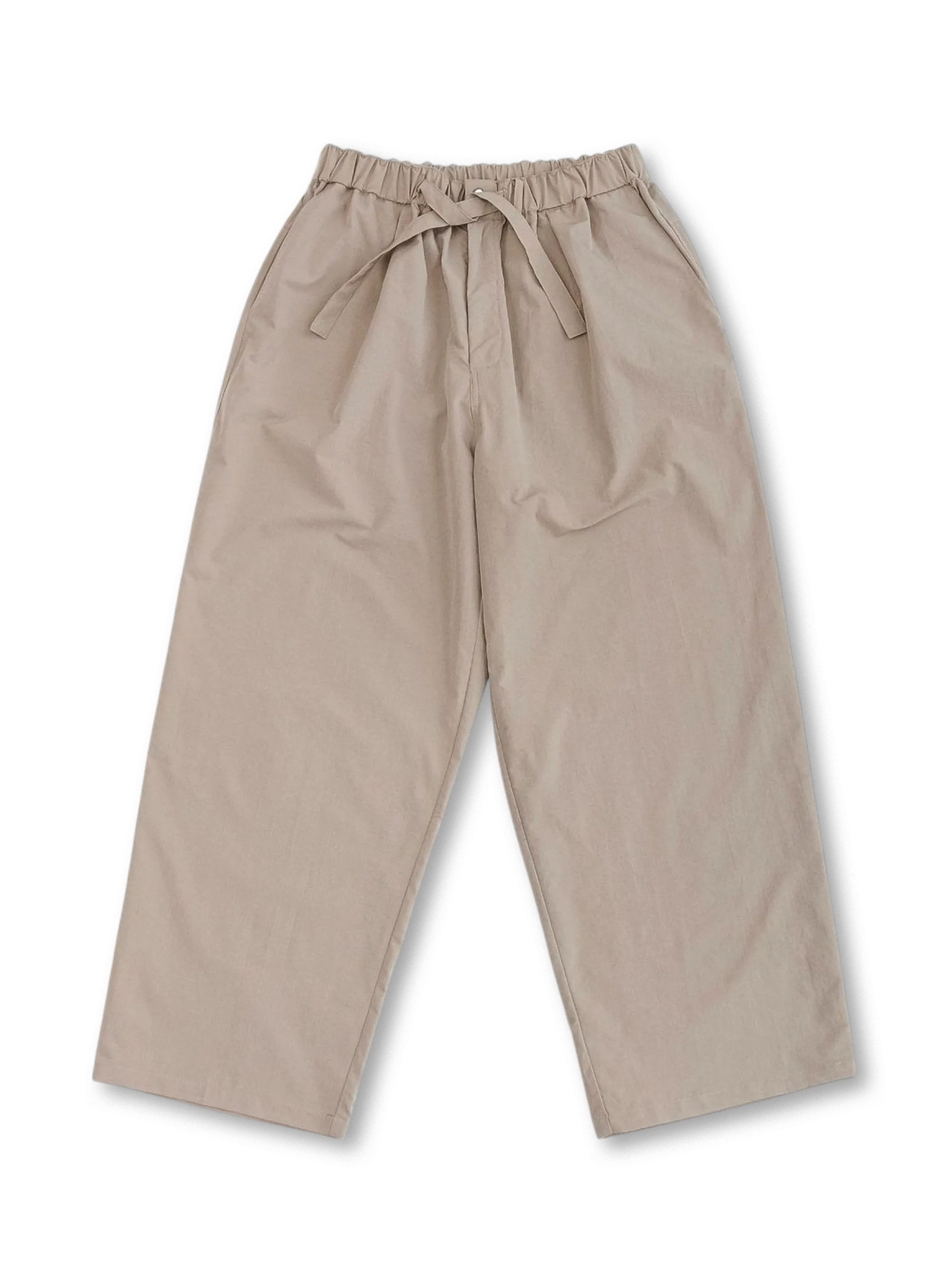 速乾性とUVカット機能を備えたマット仕上げのアウトドア用ワイドストレートパンツ