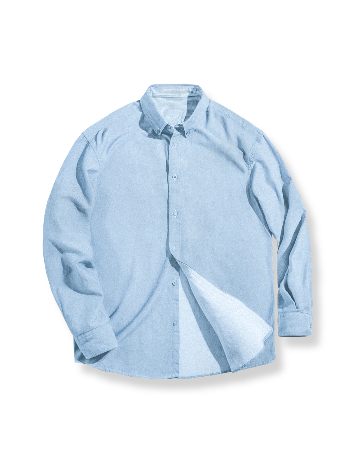 起毛オックスフォードビジネスシャツの上質な素材感とシルエット。