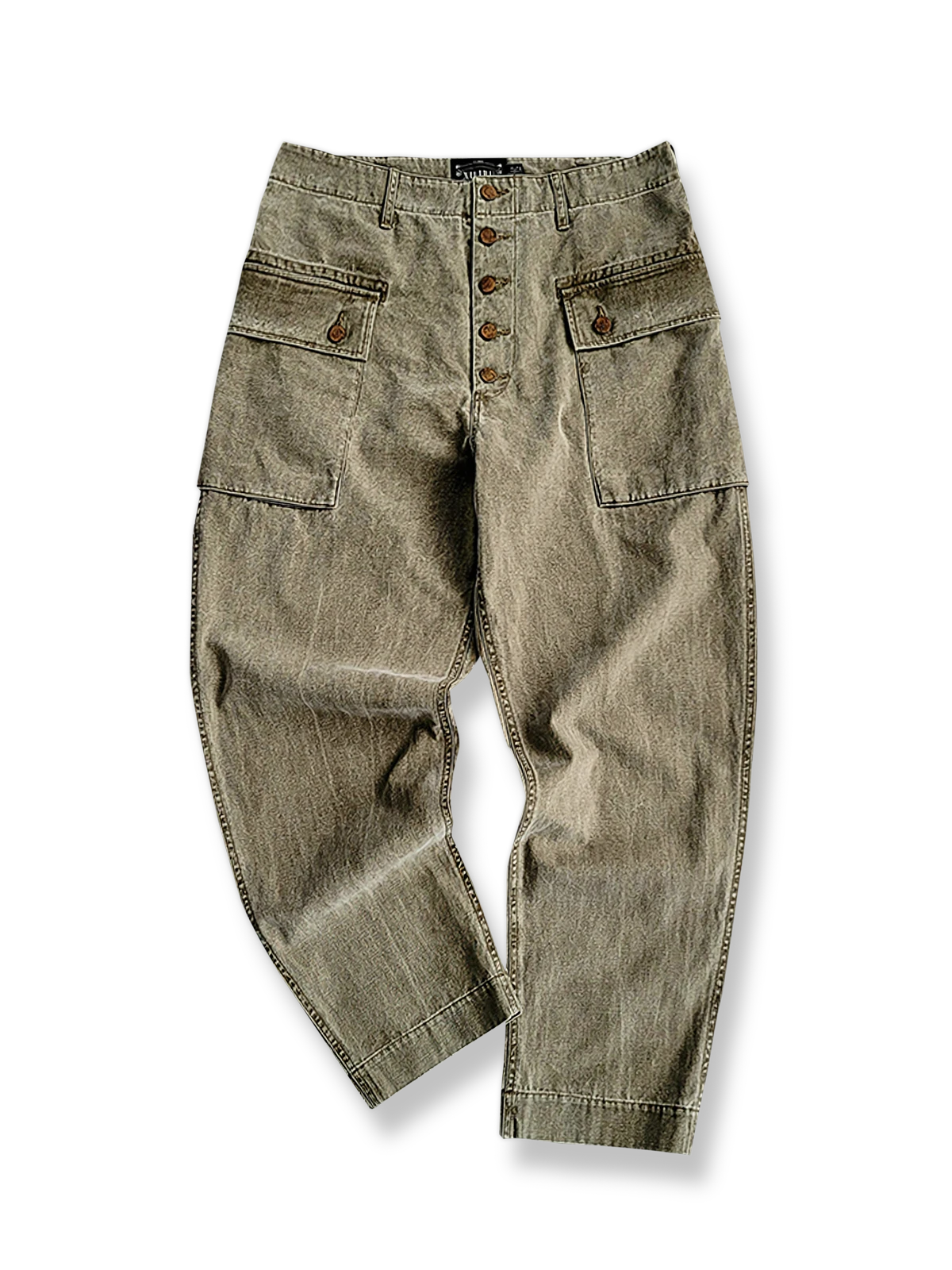 ヘリンボーン素材と多ポケットが特徴のP44ワークパンツ(アップグレード版)。