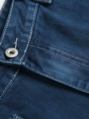 ペイントスプラッターウォッシュドデニムショーツ