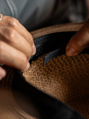 パナマ編み ボーターハット コンバーチブル