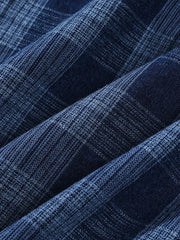 パネルパッチワークデニムシャツ