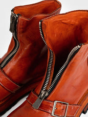 ゲーテックス レッド馬革ブーツ