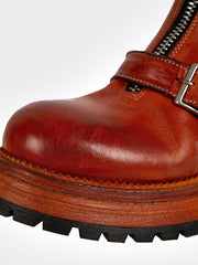 ゲーテックス レッド馬革ブーツ