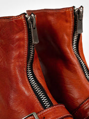 ゲーテックス レッド馬革ブーツ