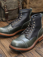 職人手作り 牛革ブーツ