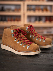 レトロワークスタイル レザーブーツ