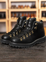 レトロワークスタイル レザーブーツ