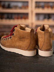 レトロワークスタイル レザーブーツ