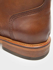 トップ牛革レザー ショートブーツ