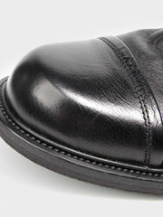 トップ牛革レザー ショートブーツ