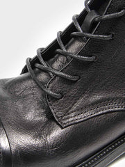 トップ牛革レザー ショートブーツ