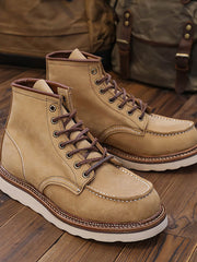 アメカジ クレイジーホースレザーデザートブーツ