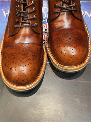 手作り ウォッシュ レザーブーツ