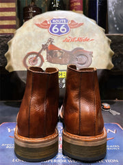 手作り ウォッシュ レザーブーツ