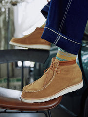 スエード デザートショートブーツ