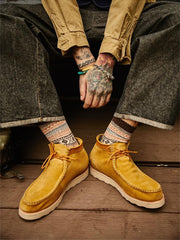 スエード デザートショートブーツ