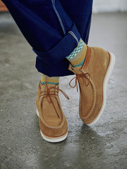 スエード デザートショートブーツ