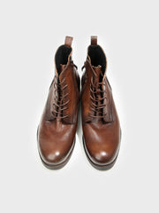 ハンドメイド エイジング牛革ブーツ