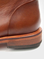 手作り一枚革 ミッドハイトブーツ