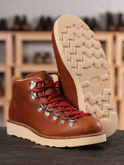 レトロワークスタイル レザーブーツ