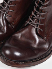 手作り トップグレインレザーブーツ