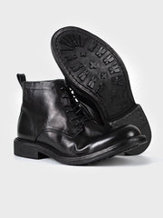 手作り トップグレインレザーブーツ