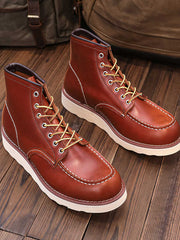 6色 クラシックワークレザーブーツ