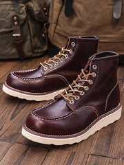 6色 クラシックワークレザーブーツ
