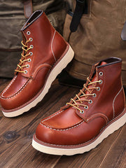 6色 クラシックワークレザーブーツ