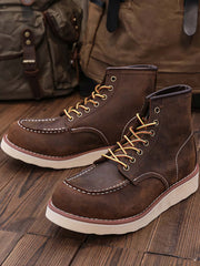 6色 クラシックワークレザーブーツ