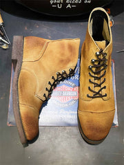 8113型 スエード牛革パラトルーパーブーツ