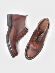 アンティーク風レザーブーツ