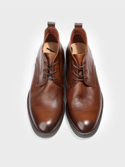 手作り牛革ショートブーツ