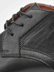 手作り牛革ショートブーツ