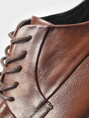 トップグレインレザーハンドバッグ