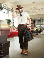 レトロ ワークウェア ショートブーツ