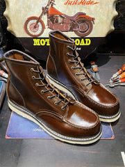 レトロ ワークウェア ショートブーツ