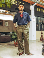 レトロ ワークウェア ショートブーツ