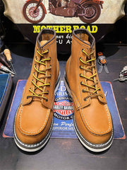 レトロ ワークウェア ショートブーツ