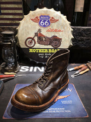本革 バイカー ブーツ